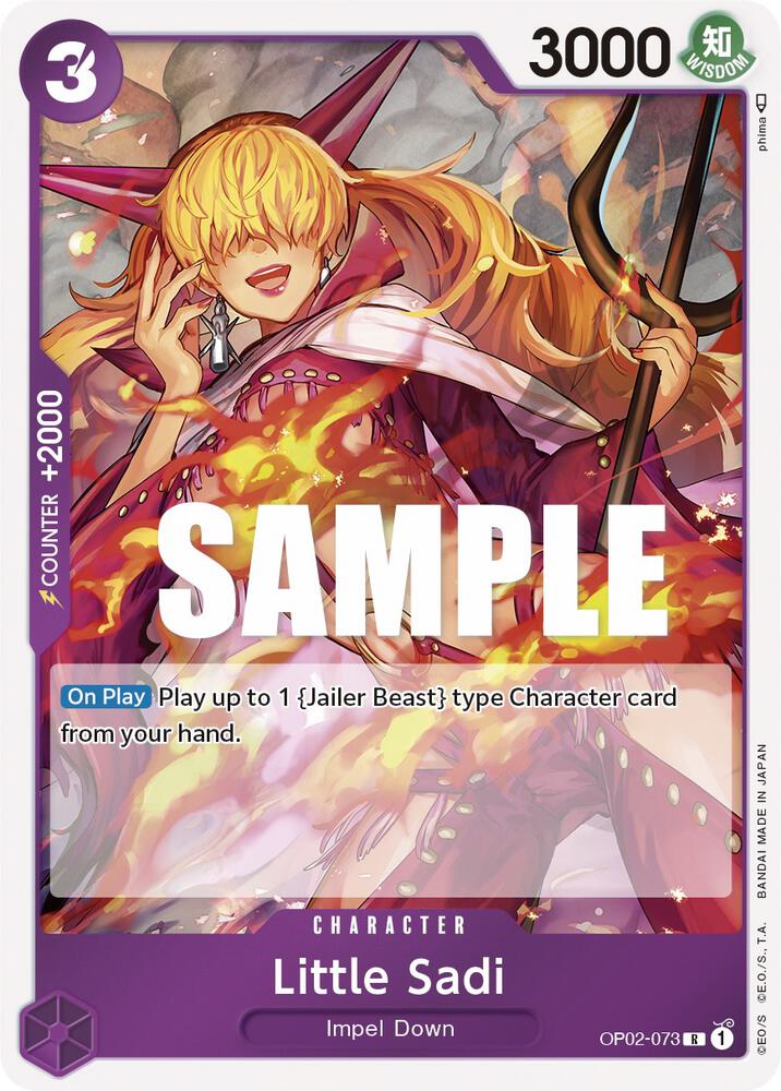 Little Sadi OP02-073 card from Paramount War