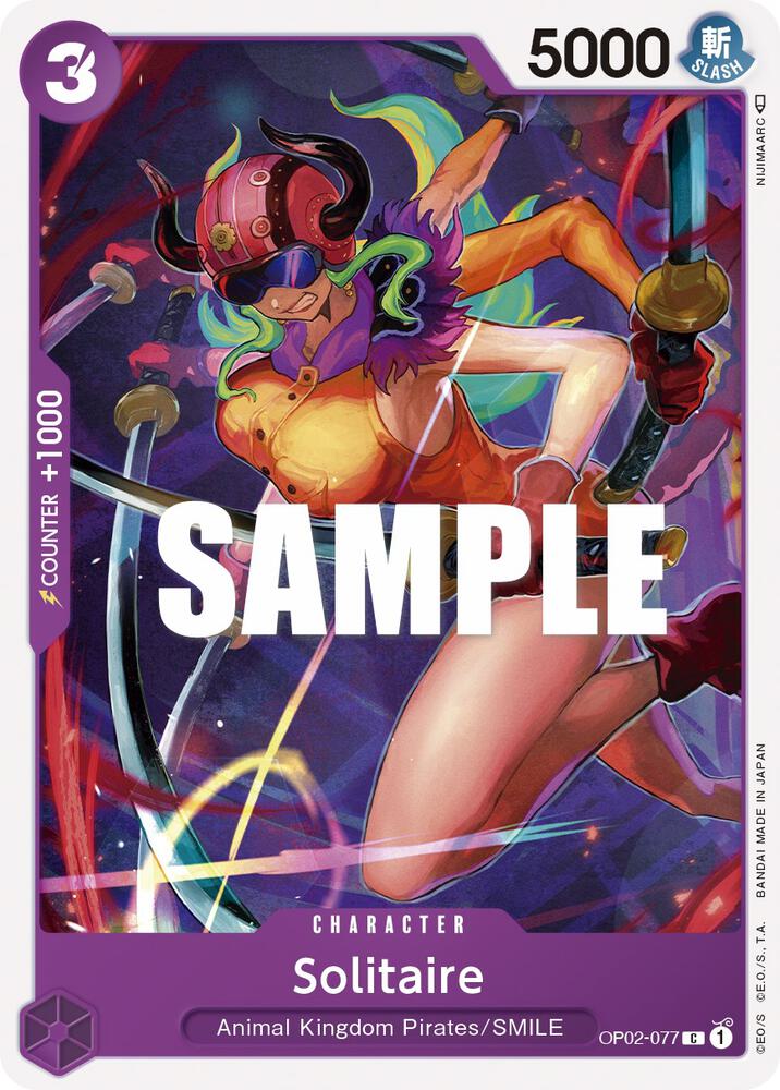 Solitaire OP02-077 card from Paramount War