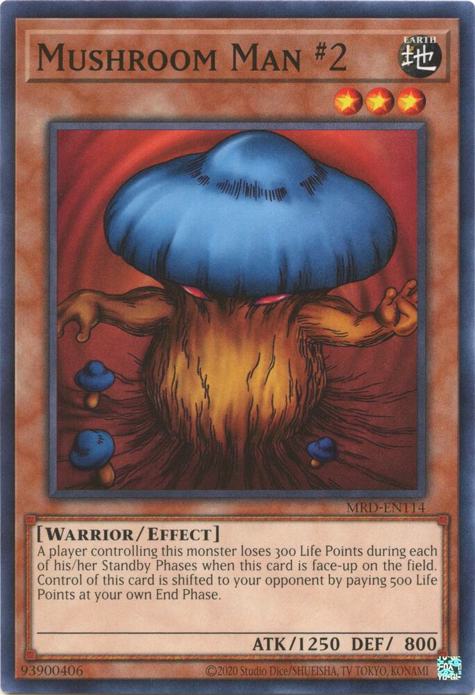 Mushroom Man #2 MRD-EN114 card from Metal Raiders (25th Anniversary Edition)