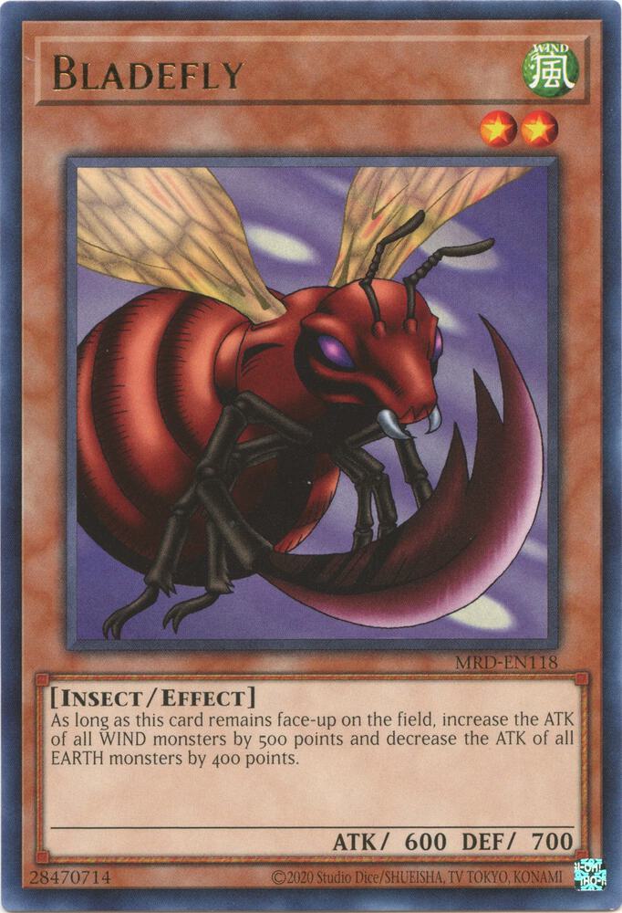 Bladefly MRD-EN118 card from Metal Raiders (25th Anniversary Edition)