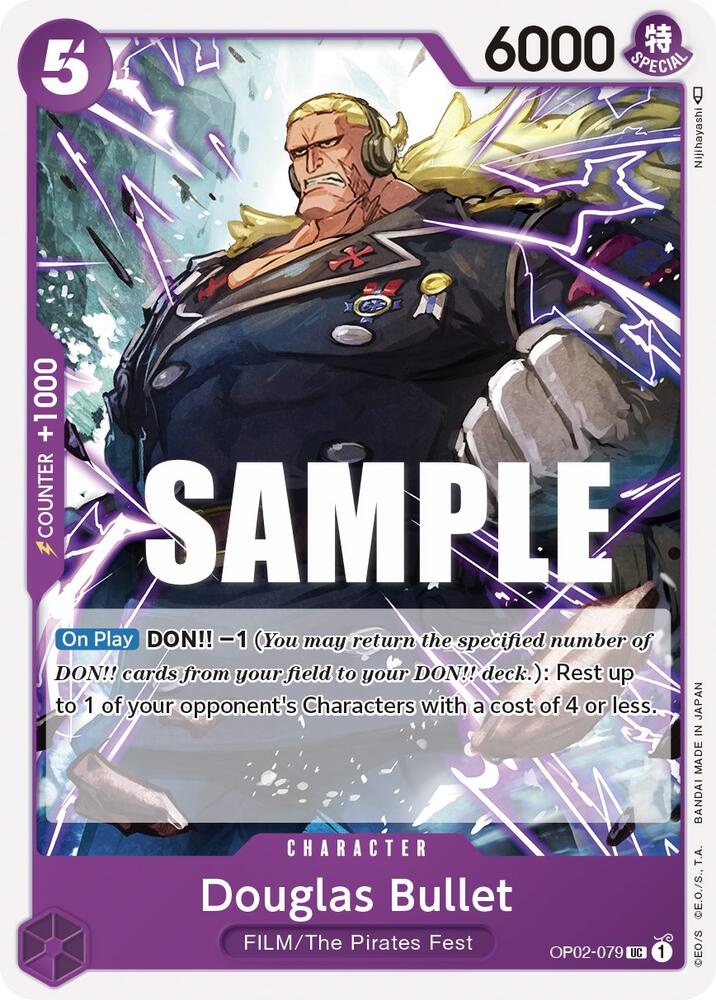 Douglas Bullet OP02-079 card from Paramount War