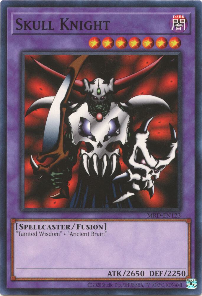 Skull Knight MRD-EN123 card from Metal Raiders (25th Anniversary Edition)