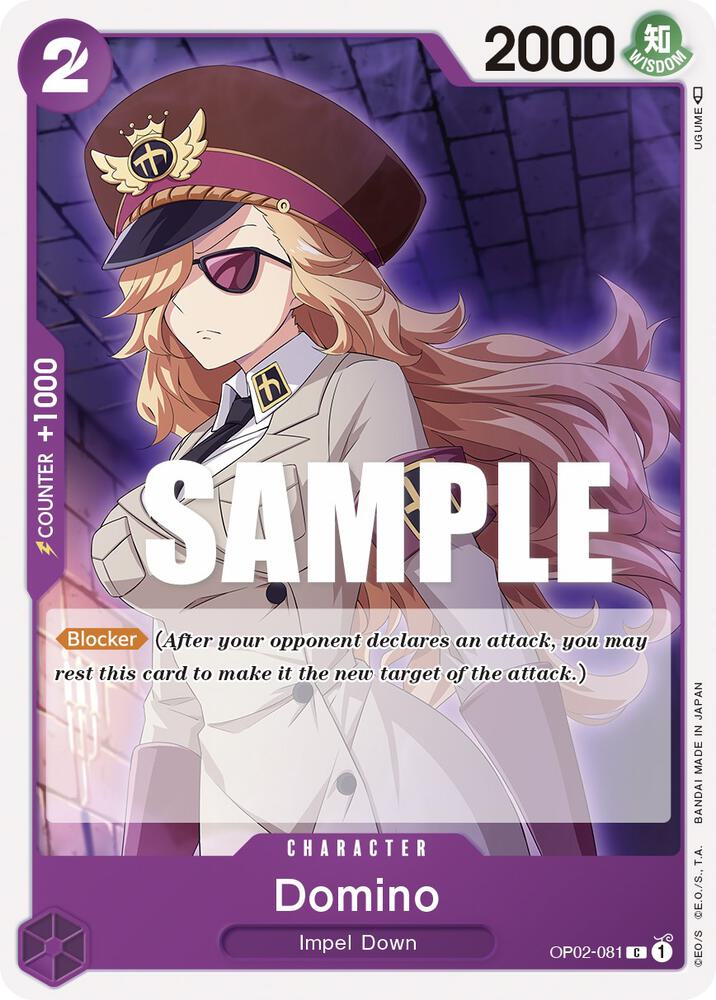 Domino OP02-081 card from Paramount War
