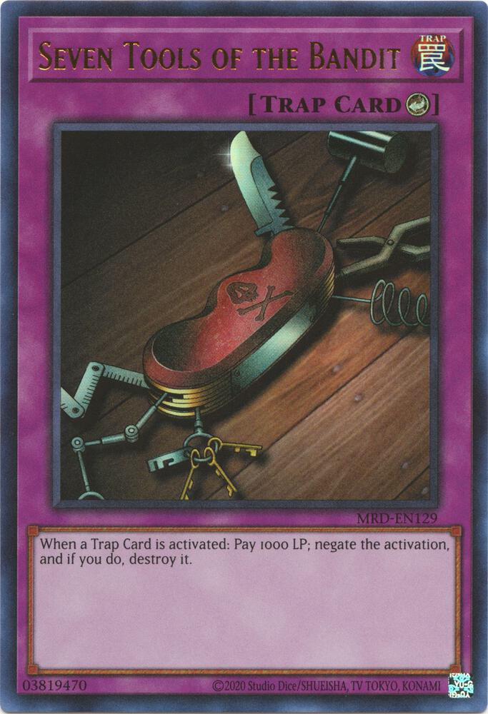 Seven Tools of the Bandit MRD-EN129 card from Metal Raiders (25th Anniversary Edition)