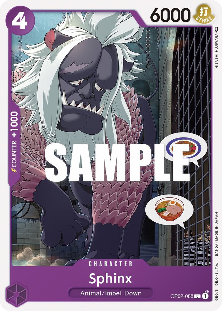 Sphinx OP02-088 card from Paramount War