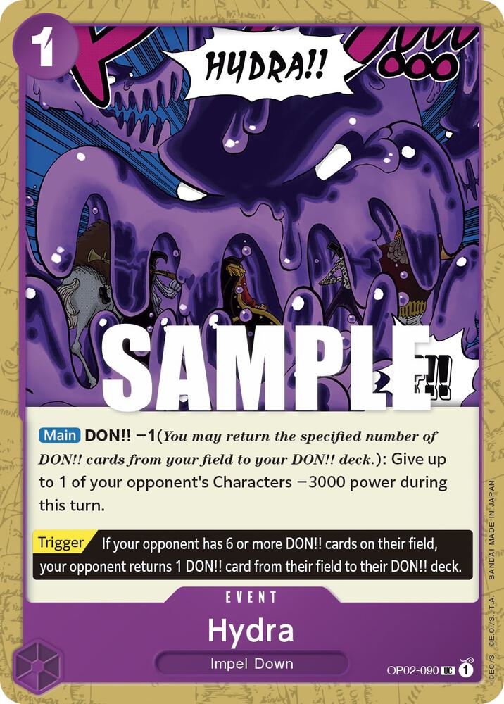 Hydra OP02-090 card from Paramount War