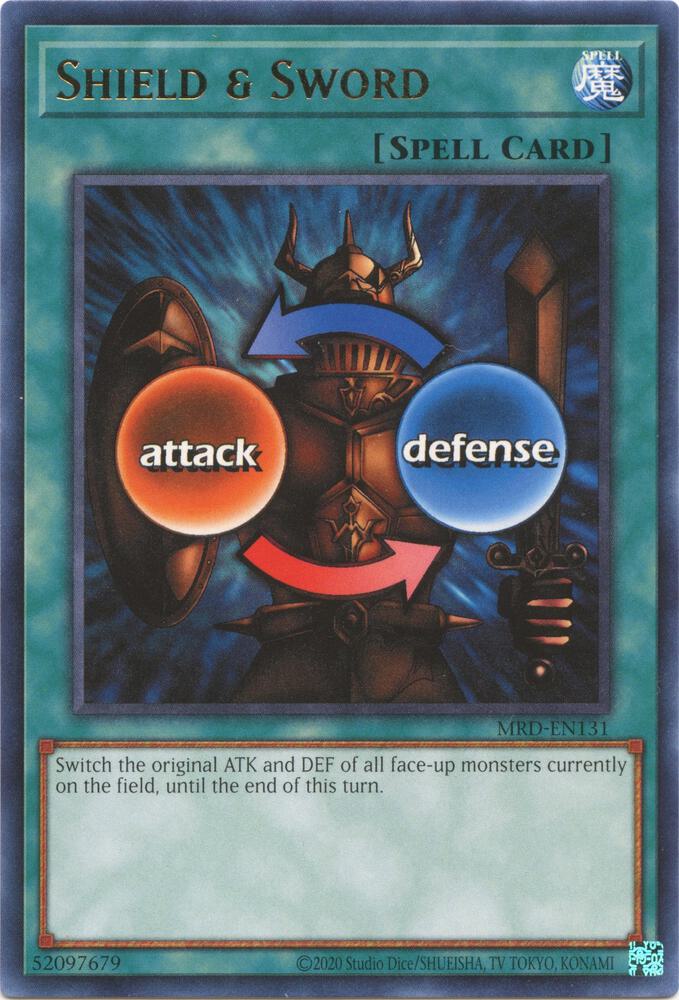 Shield & Sword MRD-EN131 card from Metal Raiders (25th Anniversary Edition)