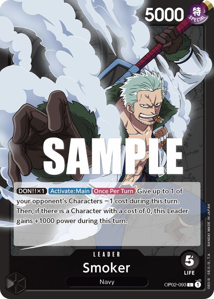 Smoker OP02-093 card from Paramount War