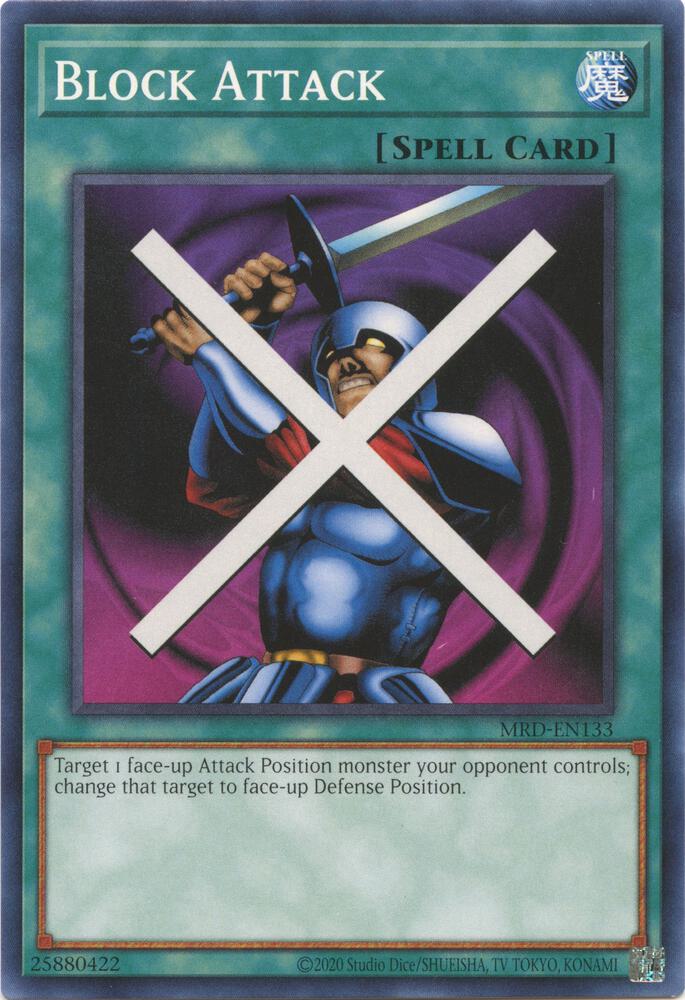 Block Attack MRD-EN133 card from Metal Raiders (25th Anniversary Edition)