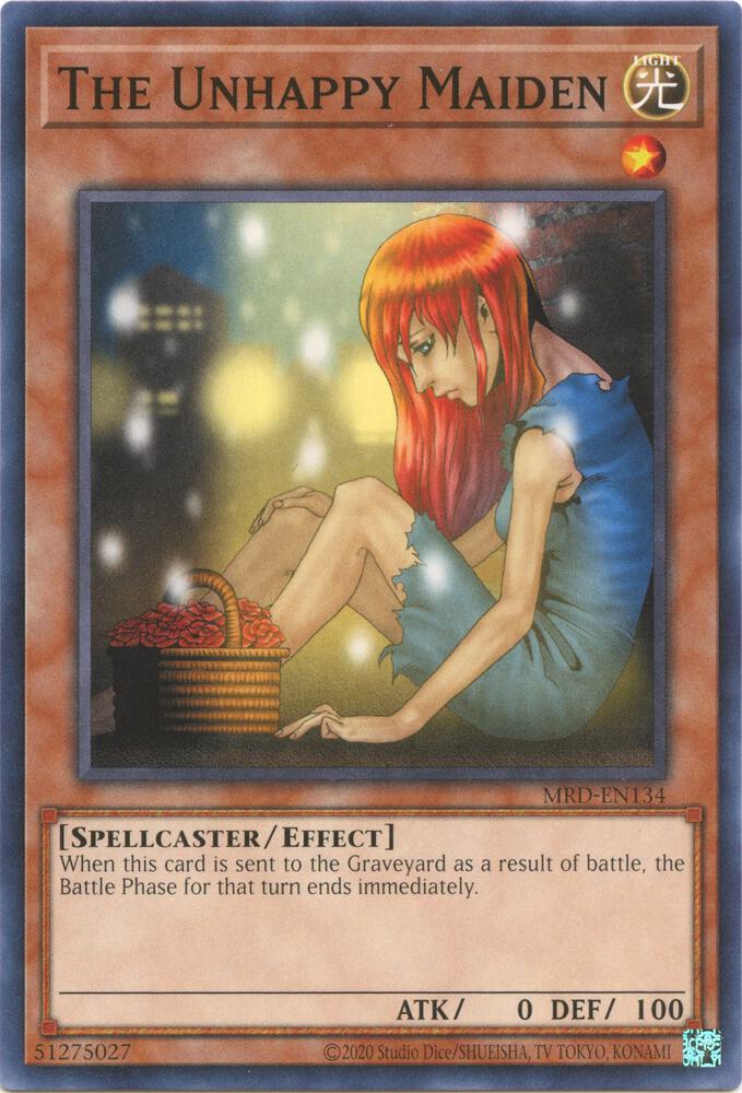 The Unhappy Maiden MRD-EN134 card from Metal Raiders (25th Anniversary Edition)