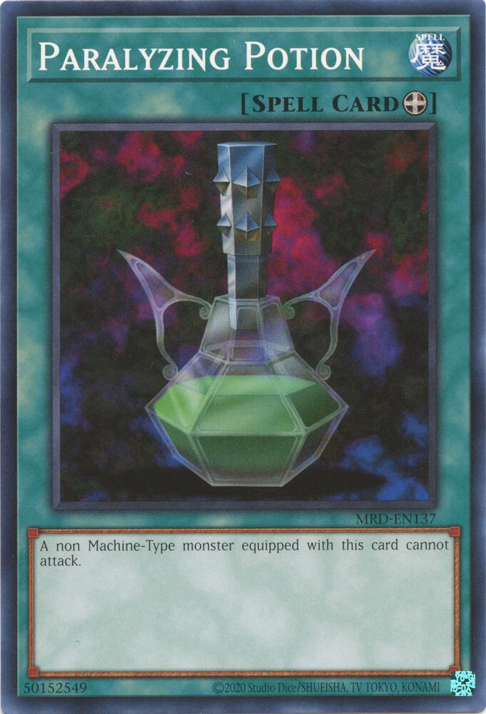 Paralyzing Potion MRD-EN137 card from Metal Raiders (25th Anniversary Edition)