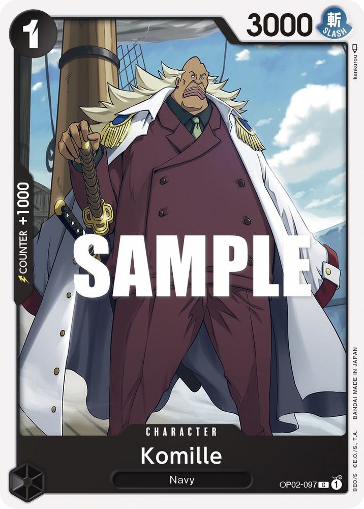 Komille OP02-097 card from Paramount War