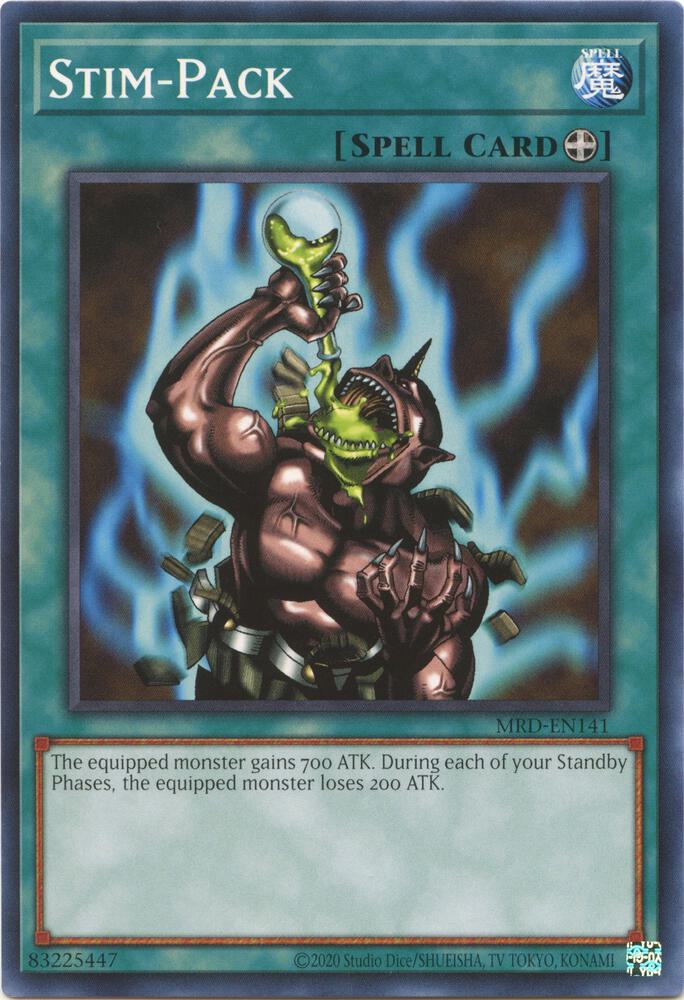 Stim-Pack MRD-EN141 card from Metal Raiders (25th Anniversary Edition)