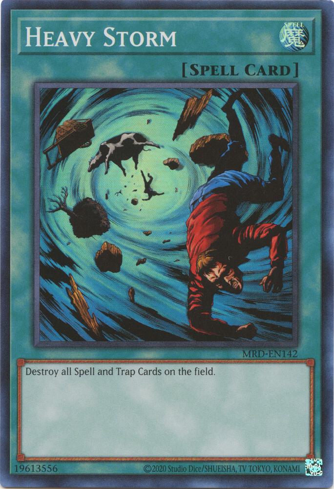 Heavy Storm MRD-EN142 card from Metal Raiders (25th Anniversary Edition)