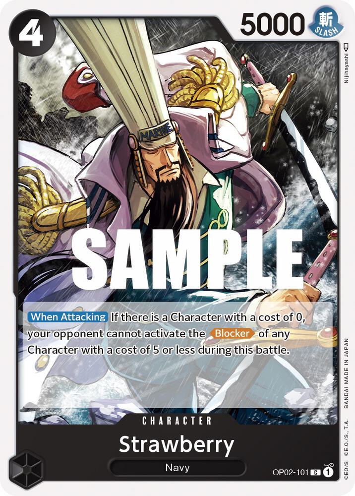 Strawberry OP02-101 card from Paramount War