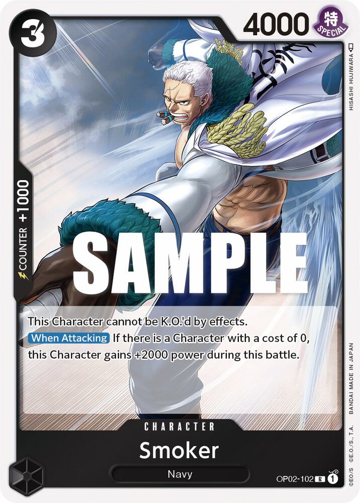 Smoker OP02-102 card from Paramount War