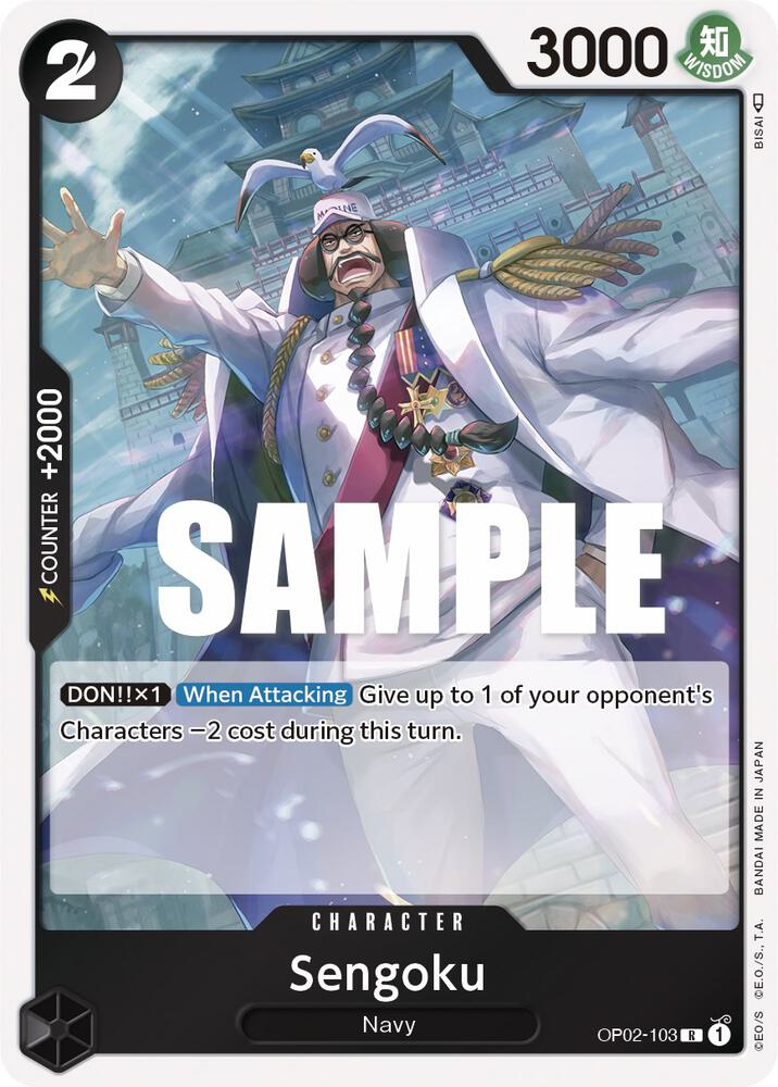 Sengoku OP02-103 card from Paramount War