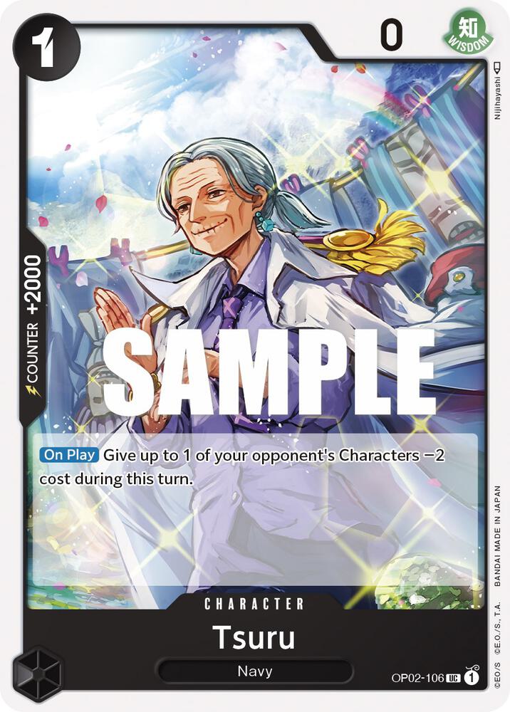 Tsuru OP02-106 card from Paramount War