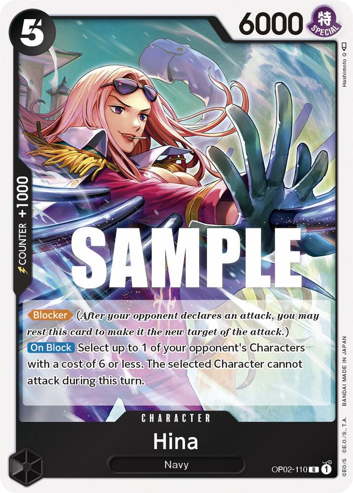 Hina OP02-110 card from Paramount War