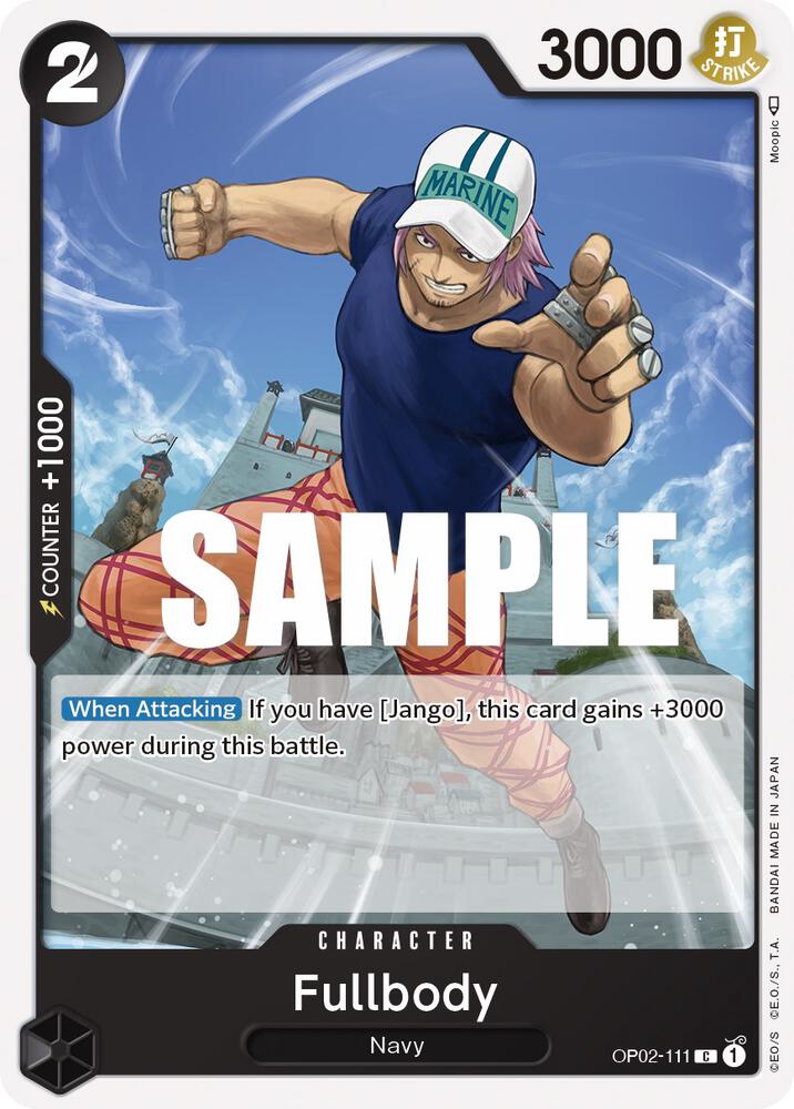 Fullbody OP02-111 card from Paramount War