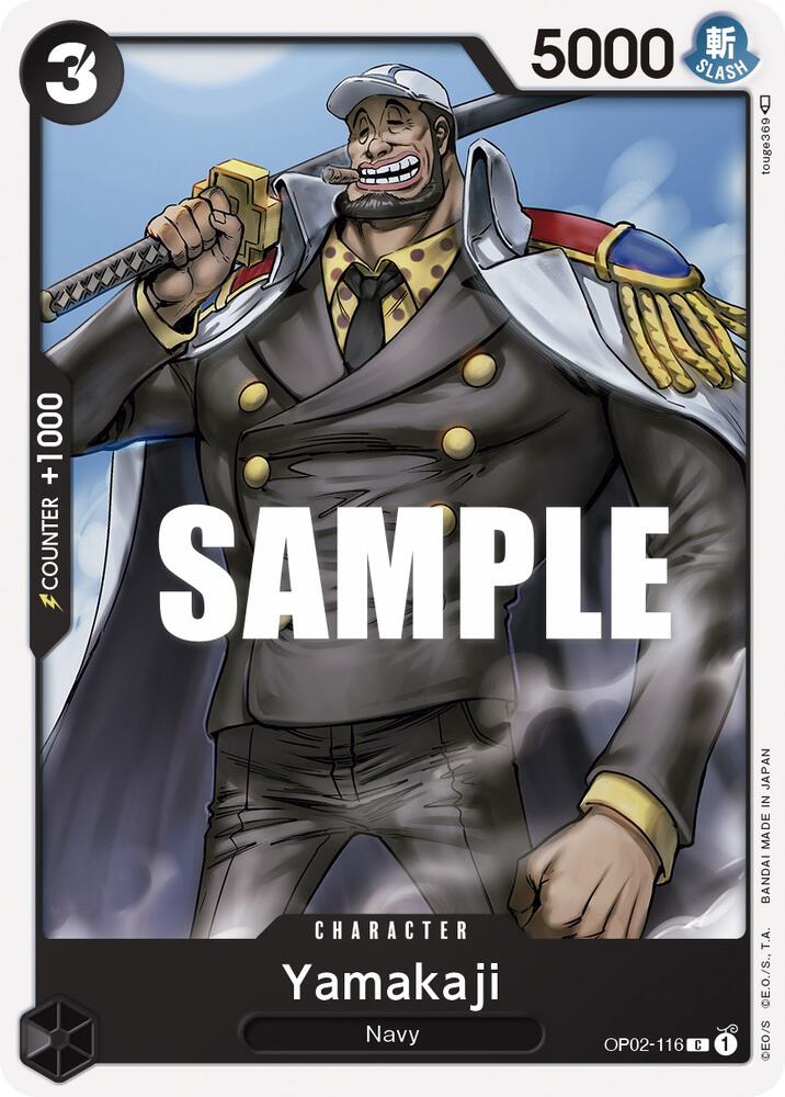 Yamakaji OP02-116 card from Paramount War