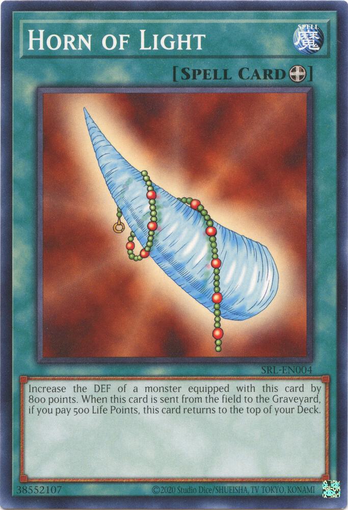Horn of Light SRL-EN004 card from Spell Ruler (25th Anniversary Edition)