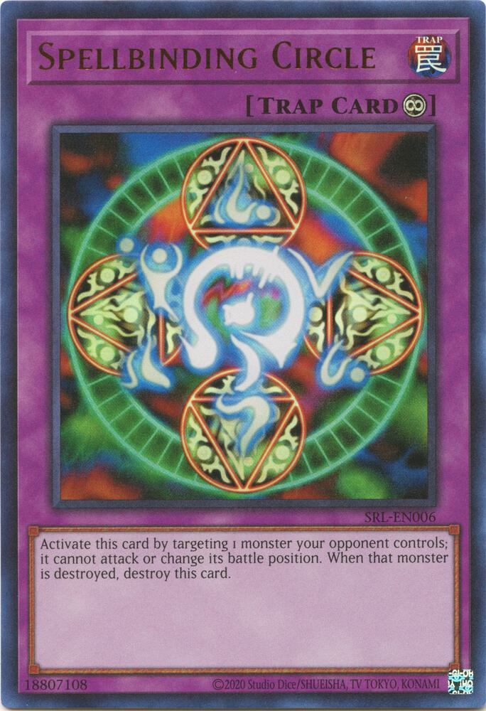 Spellbinding Circle SRL-EN006 card from Spell Ruler (25th Anniversary Edition)
