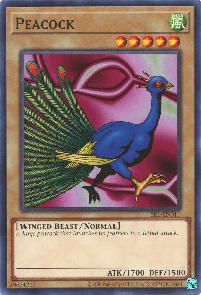 Peacock SRL-EN011 card from Spell Ruler (25th Anniversary Edition)
