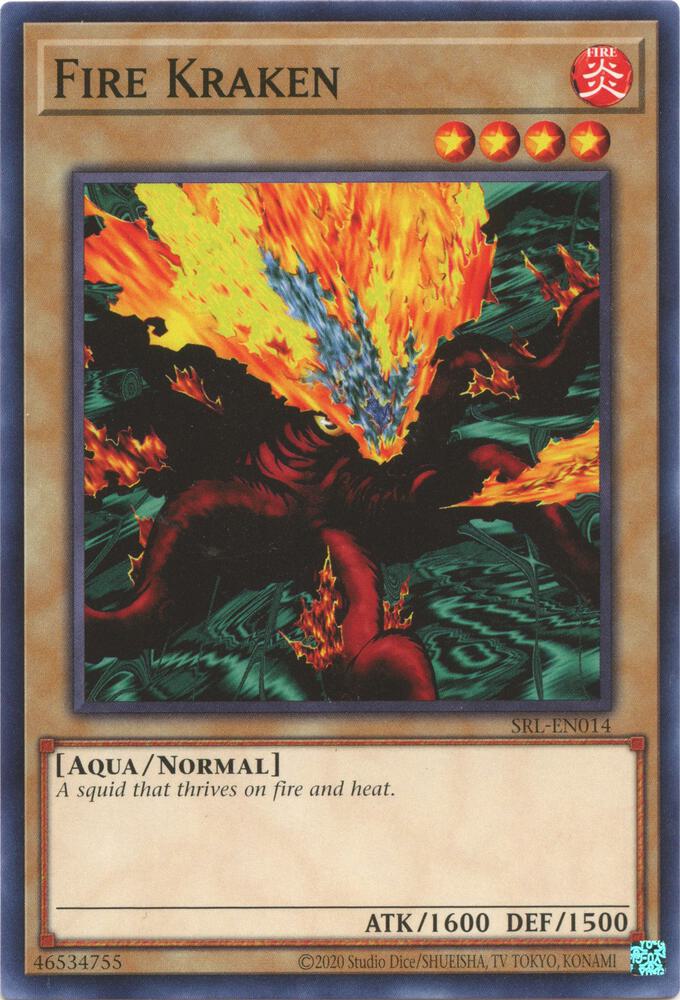 Fire Kraken SRL-EN014 card from Spell Ruler (25th Anniversary Edition)