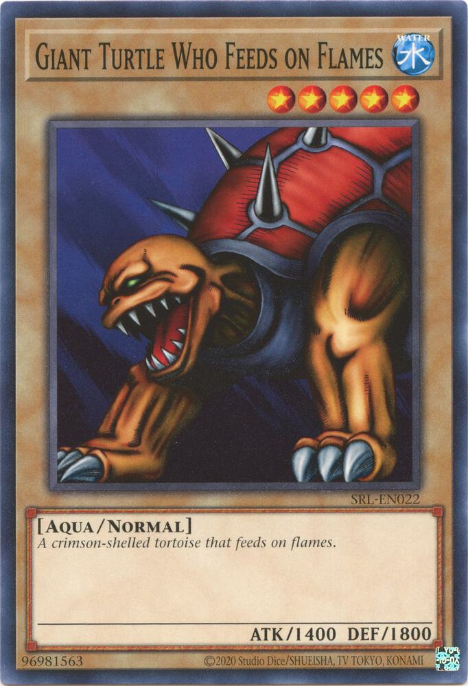 Giant Turtle Who Feeds on Flames SRL-EN022 card from Spell Ruler (25th Anniversary Edition)