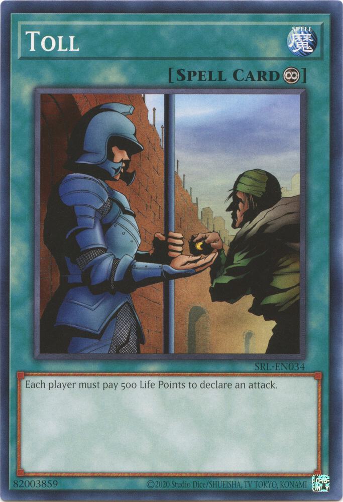 Toll SRL-EN034 card from Spell Ruler (25th Anniversary Edition)