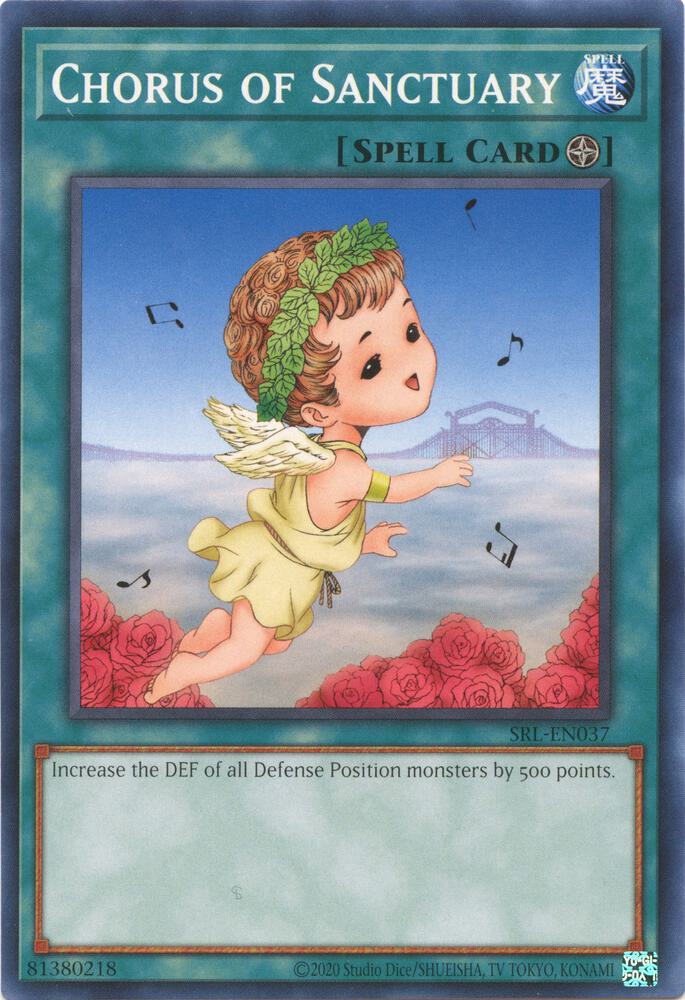 Chorus of Sanctuary SRL-EN037 card from Spell Ruler (25th Anniversary Edition)