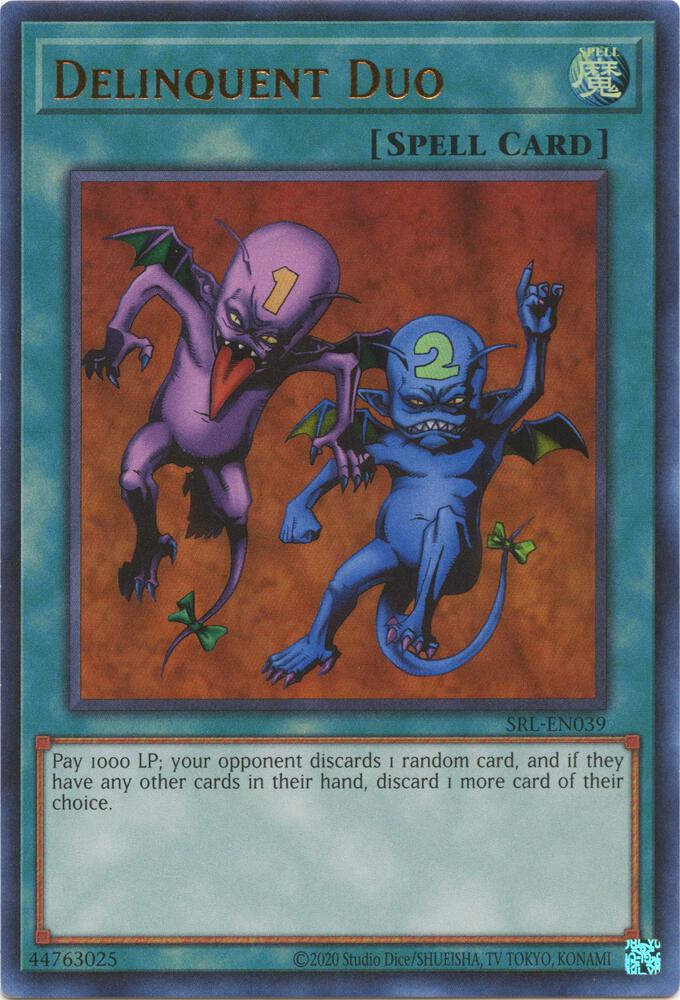 Delinquent Duo SRL-EN039 card from Spell Ruler (25th Anniversary Edition)