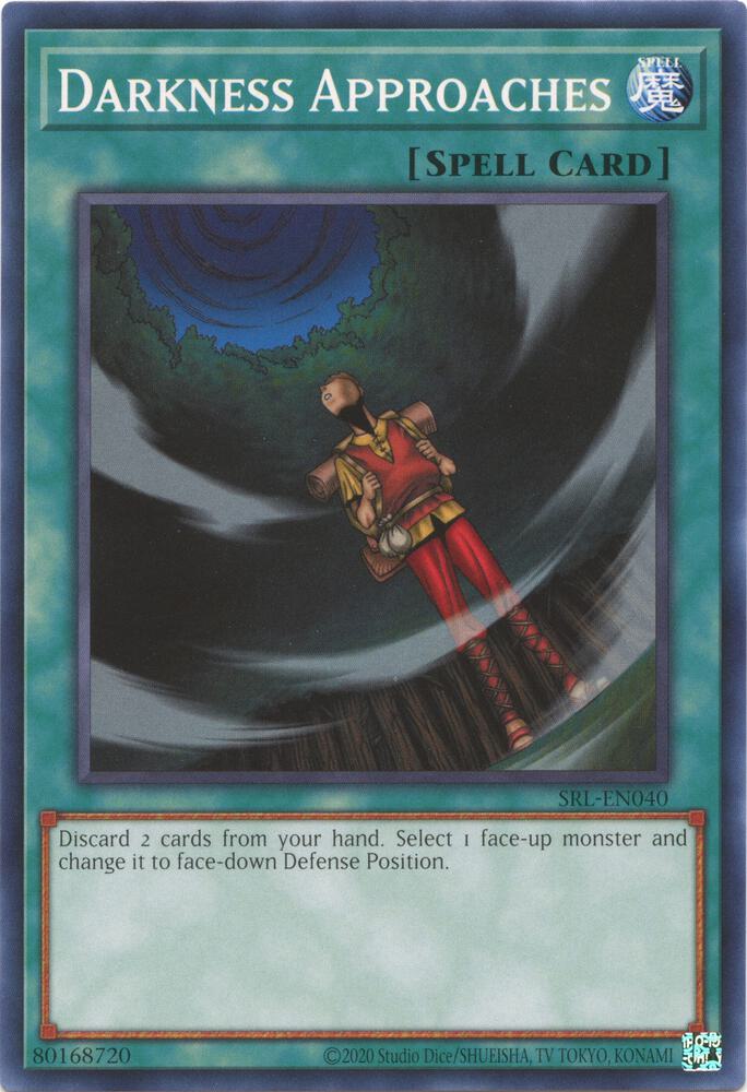 Darkness Approaches SRL-EN040 card from Spell Ruler (25th Anniversary Edition)