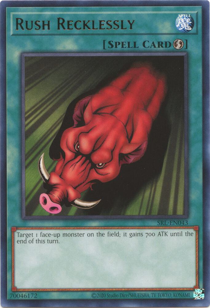Rush Recklessly SRL-EN043 card from Spell Ruler (25th Anniversary Edition)