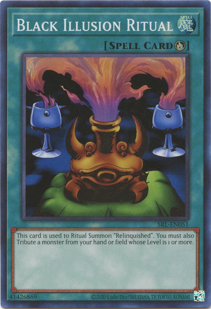 Black Illusion Ritual SRL-EN051 card from Spell Ruler (25th Anniversary Edition)