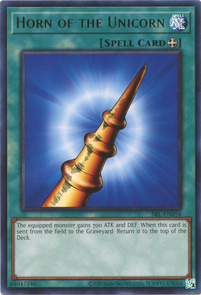 Horn of the Unicorn SRL-EN054 card from Spell Ruler (25th Anniversary Edition)