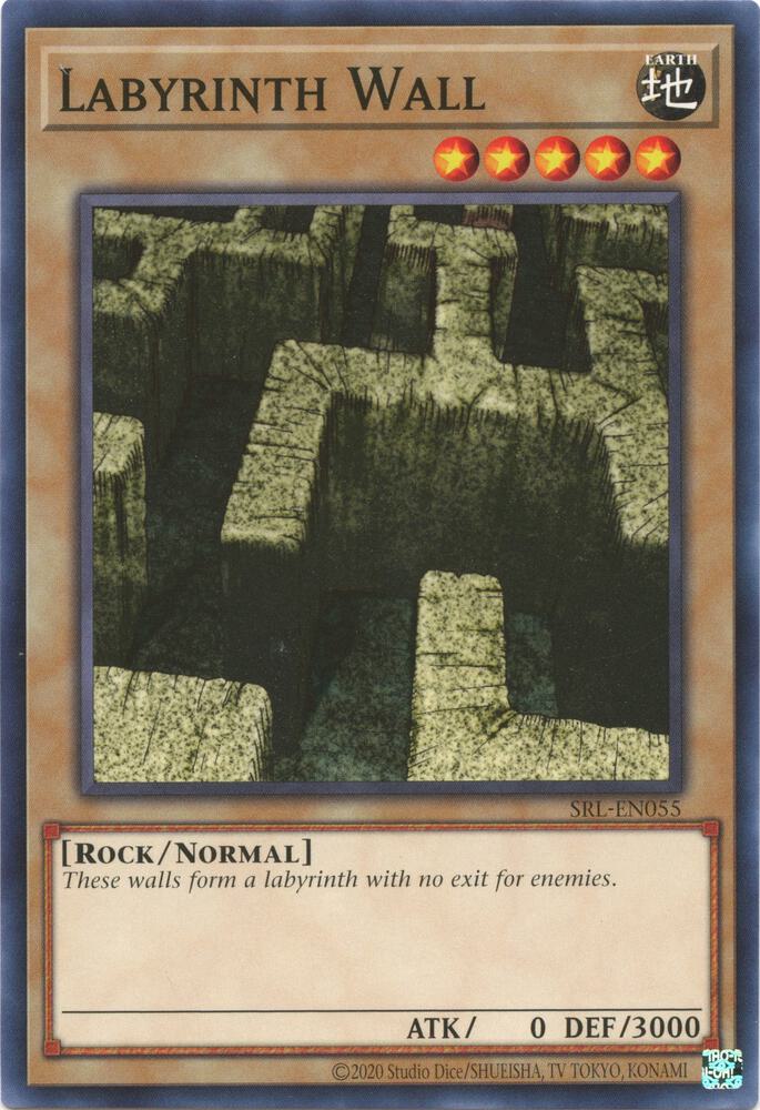 Labyrinth Wall SRL-EN055 card from Spell Ruler (25th Anniversary Edition)