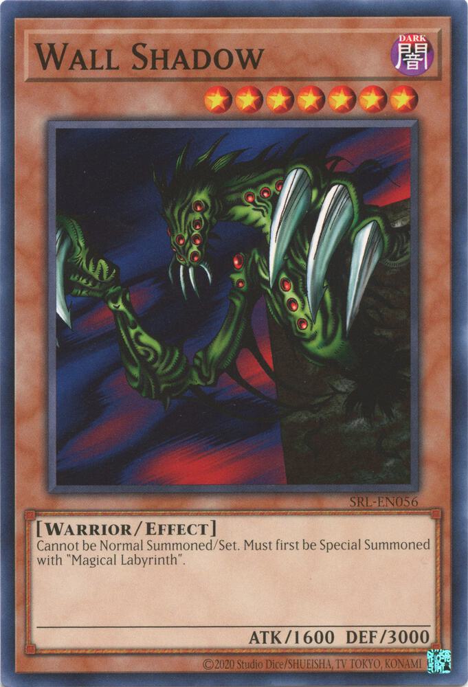 Wall Shadow SRL-EN056 card from Spell Ruler (25th Anniversary Edition)