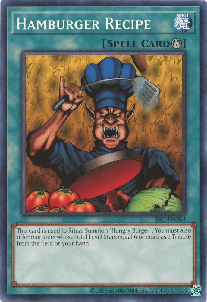 Hamburger Recipe SRL-EN063 card from Spell Ruler (25th Anniversary Edition)
