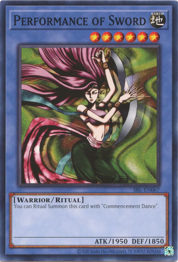 Performance of Sword SRL-EN067 card from Spell Ruler (25th Anniversary Edition)