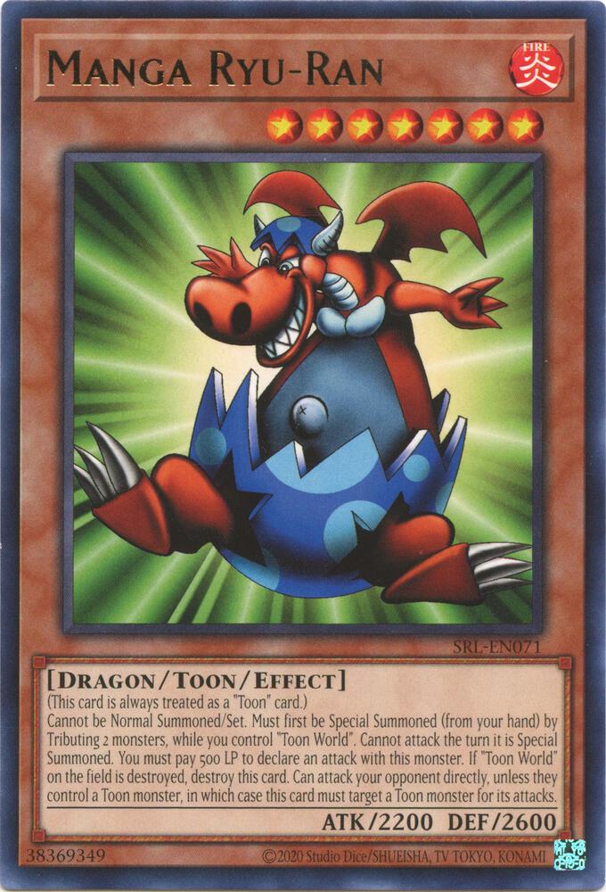 Manga Ryu-Ran SRL-EN071 card from Spell Ruler (25th Anniversary Edition)