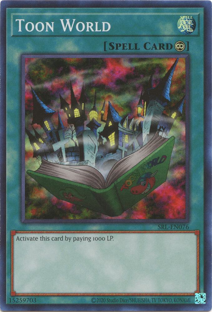 Toon World SRL-EN076 card from Spell Ruler (25th Anniversary Edition)