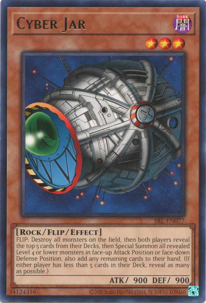Cyber Jar SRL-EN077 card from Spell Ruler (25th Anniversary Edition)