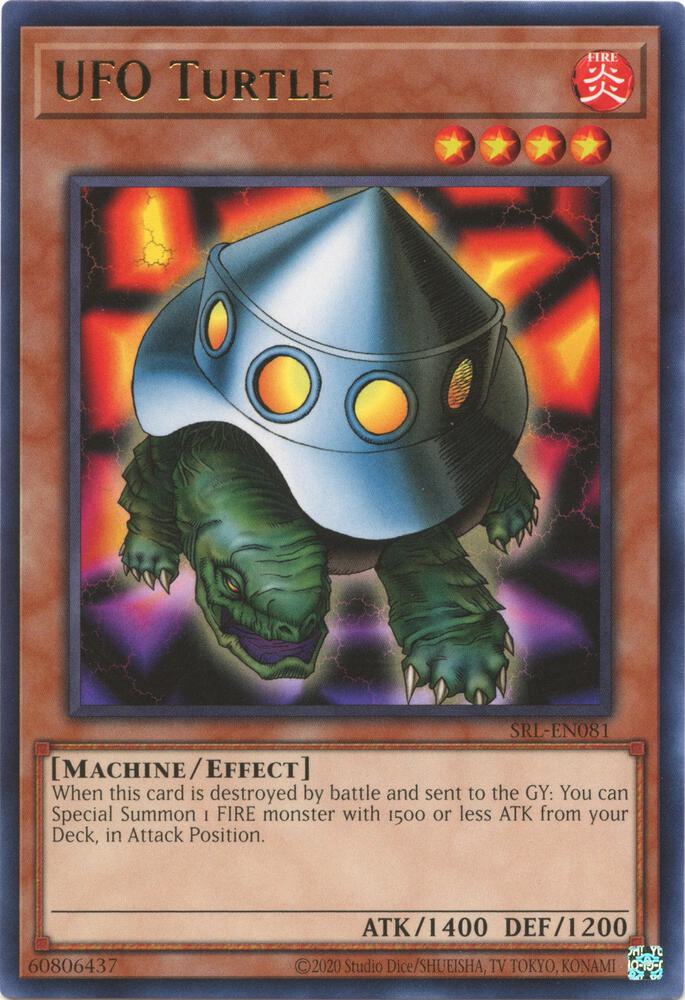UFO Turtle SRL-EN081 card from Spell Ruler (25th Anniversary Edition)
