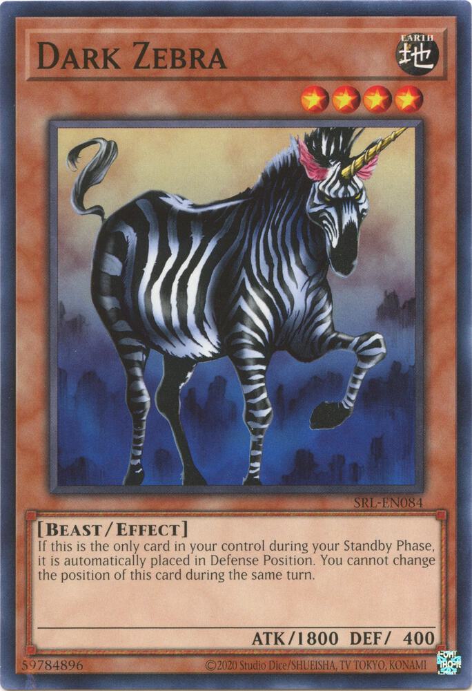 Dark Zebra SRL-EN084 card from Spell Ruler (25th Anniversary Edition)