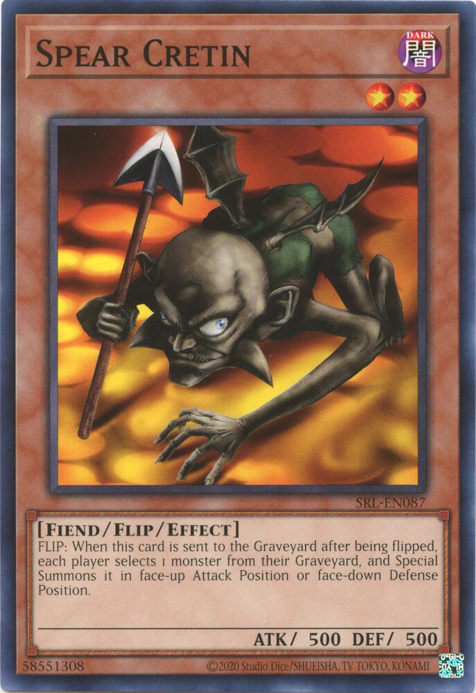 Spear Cretin SRL-EN087 card from Spell Ruler (25th Anniversary Edition)