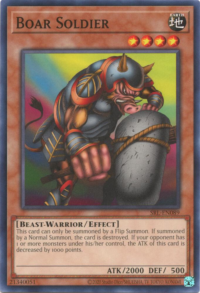 Boar Soldier SRL-EN089 card from Spell Ruler (25th Anniversary Edition)