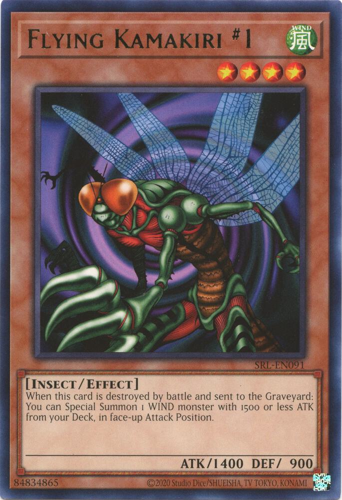 Flying Kamakiri #1 SRL-EN091 card from Spell Ruler (25th Anniversary Edition)