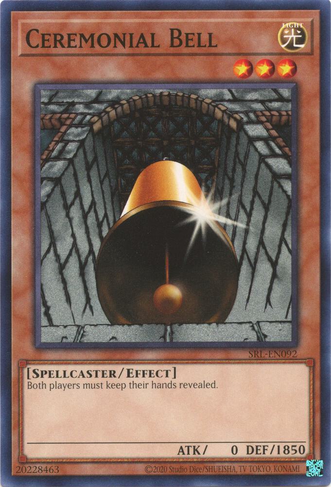Ceremonial Bell SRL-EN092 card from Spell Ruler (25th Anniversary Edition)